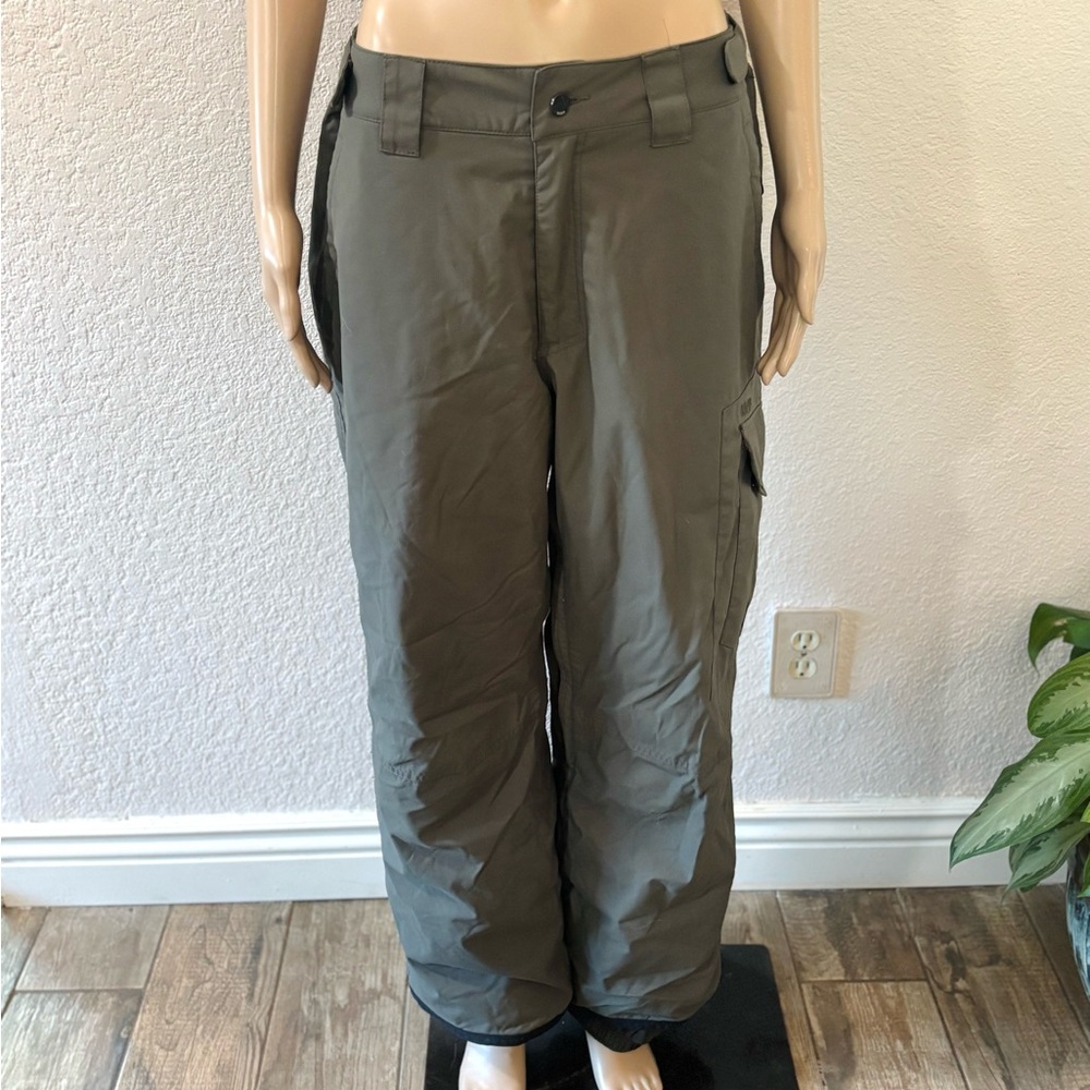 ORAGE Men's Khaki Green Insulated/Waterproof Winter Snowboarding Ski Pants